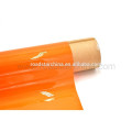 Rollos de PVC reflectante naranja para etiqueta